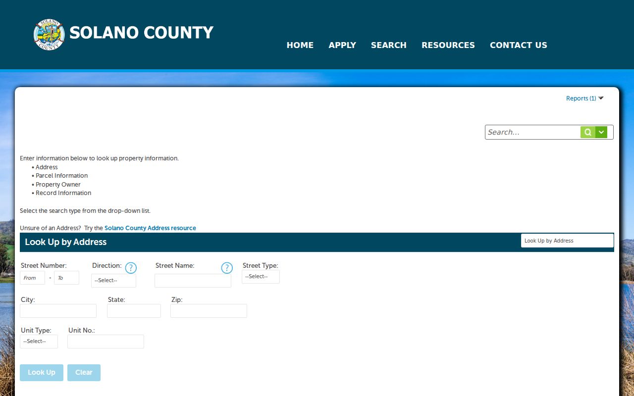 Suisun City people search with Solano Accela property owner lookup