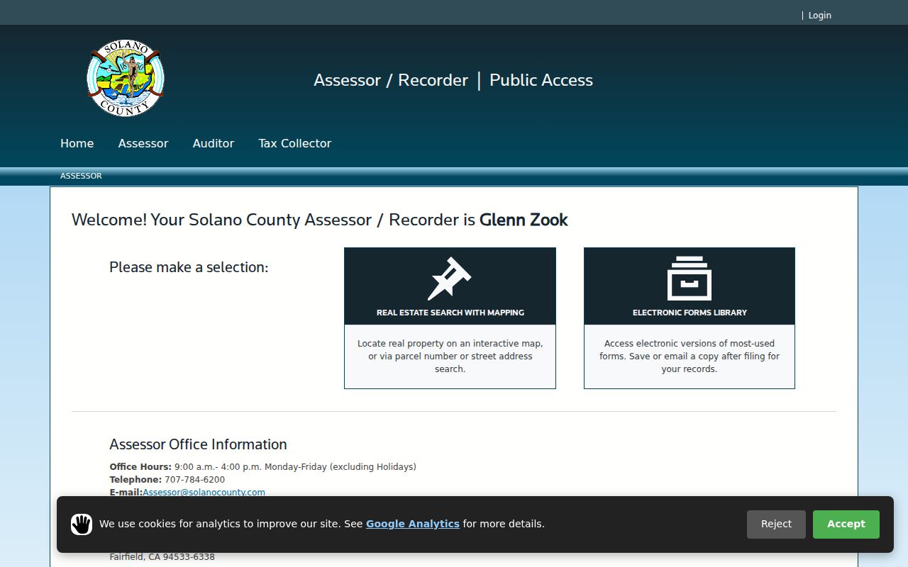 Suisun City people search through Solano Assessor Public Access Now