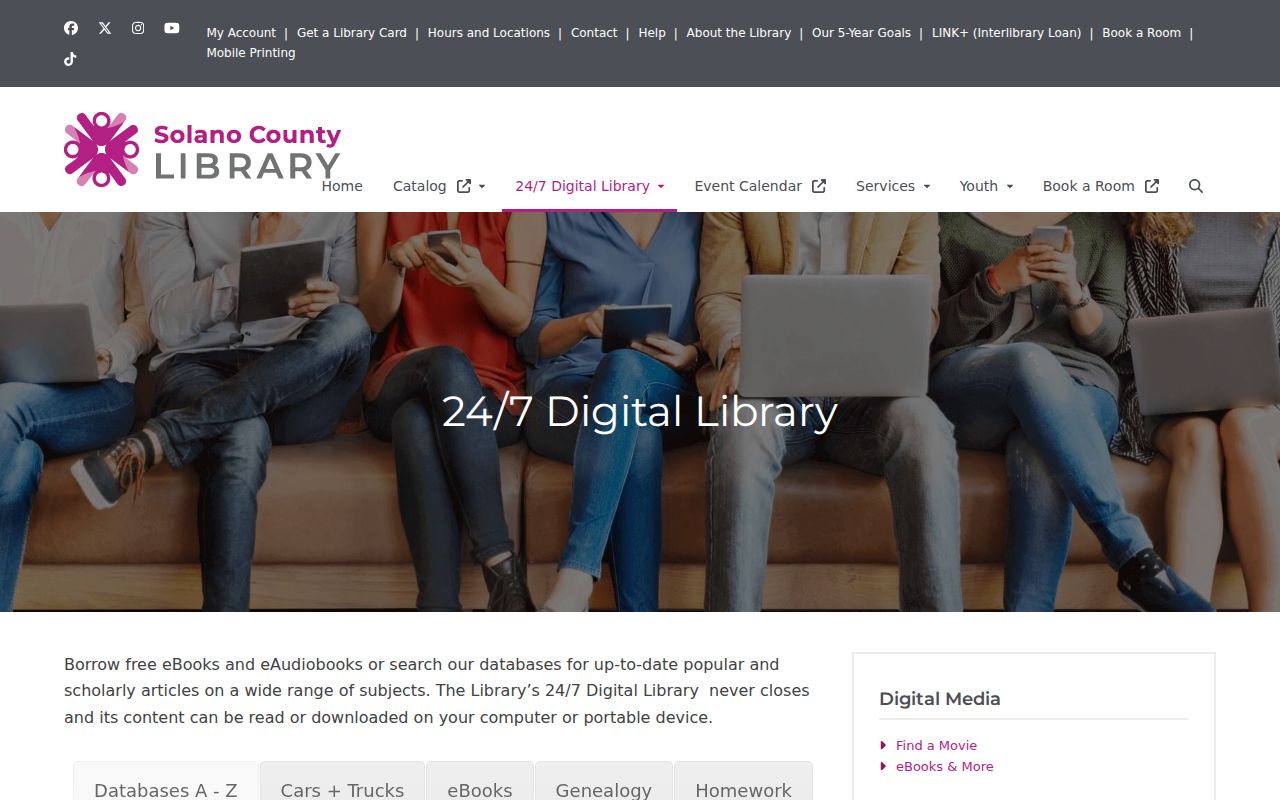 Suisun City people directories Solano County Library digital resources